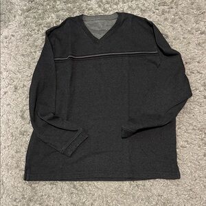 Van Heusen Charcoal V-Neck Sweater